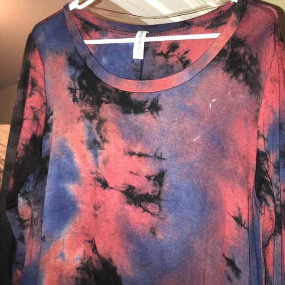 Tie dye knee length dress - Picture 2 of 7